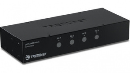 TK-422DVK, KVM Switch DVI 4-Port kit DVI-D / DVI-I USB, Trendnet