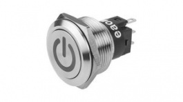 82-6151.2000.B002, Vandal Resistant Pushbutton Switch, 3 A, 240 V, 1CO, IP65/IP67/IK10, EAO