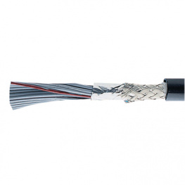 159-2890-963, Round flat cable shielded 14xAWG 28, Amphenol