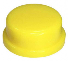 RND 210-00230, Cap yellow round 10x5.7 mm, RND Components