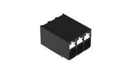 2086-1223, Wire-To-Board Terminal Block, THT, 3.5mm Pitch, Right Angle, Push-In, 3 Poles, Wago