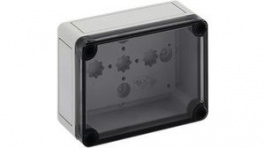 11100901, Plastic Enclosure Without Knockouts, 130 x 94 x 57 mm, Polystyrene, IP66, Grey, Spelsberg