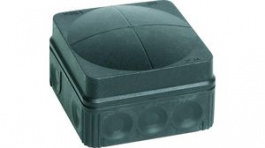 COMBI 108/5 BlACk, Junction Box 76x76x51mm Black Polypropylene IP66, WISKA LTD
