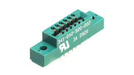 341-012-520-202, Card edge connector 12, Female, Edac