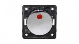837522518, Wall Rocker Switch Glossy INTEGRO 1x ON-OFF Flush Mount 16A 250V Chrome, Berker