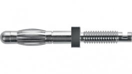 FK 2843 Ni, Вилка; "банан" 4мм; 25А; 33ВAC; 70ВDC; 38,5мм; никелированные, Schutzinger