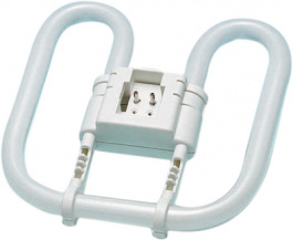 2D 28W/827 4-PIN, Fluorescent lamp 230 VAC 28 W GR10q (4 Pin), Osram