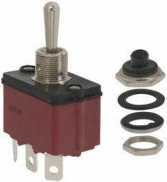 3636-NF/2, Toggle Switch, On-On, Blade Terminal 6.3 x 0.8 mm, APEM