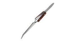 RND 550-00455, Reverse Action Tweezers, Curved, 160mm, RND Lab