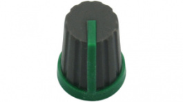 RND 210-00319, Push-on Knob, black, T18 shaft, RND Components