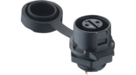 2320 03 T12CB100, Quicklock Size 12, / Socket 3 Contacts, 5A, 125V, IP67, LUTRONIC