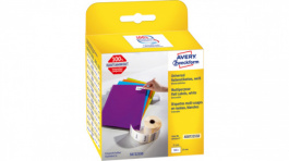 AS0722550, Multipurpose Roll Labels, 1 roll/500 labels, 19 x 51 mm, White, Zweckform