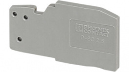 3042243, D-SC 2,5 End plate, Grey, Phoenix Contact