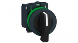 XB5FJ53, Selector Switch 2-Pole 3-Pos 45° Panel Mount, SCHNEIDER ELECTRIC