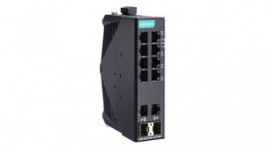 EDS-2010-ML-2GTXSFP-T, Industrial Ethernet Switch 10 RJ45/SFP IP30, Moxa