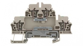 1689970000, Multi Tier Modular Terminal, 500V, 20A, 4 Poles, 2.5mm\x1a, Tension Clamp, Dark, Weidmuller