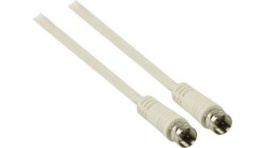 CSGP41000WT30, Satellite and Antenna Cable Type F Male - Type F Male 3m White, Nedis (HQ)