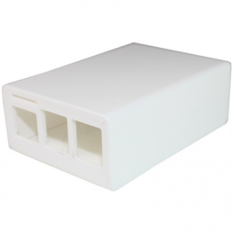 CBRPP-WHT, Raspberry Pi B+ Enclosure white 89.4 x 62.4 x 32 mm Polystyrene, CamdenBoss