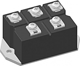 VUO82-16NO7, Трехфазный диодный мост; Urmax:1,6кВ; If:90А; Ifsm:750А; PWS-D, IXYS