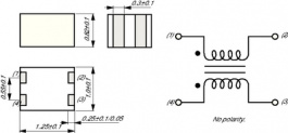 DLP11SN121SL2L, Ferrite SMD 0.14 A 2 Ohm 0504, Murata