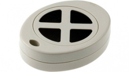 RND 455-00108, Key fob enclosure 55 x 43 x 13.4 mm grey ABS, RND Components