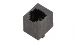 RJJU-64-1407-E1V-088, Гнездо; RJ11; PIN:4; Кат:5; Конфиг.выводов:6p4c; THT; прямой, Encitech Connectors