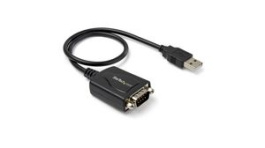ICUSB2321X, USB to Serial Adapter with COM Retention, USB-A - DB9, 305mm, StarTech.com