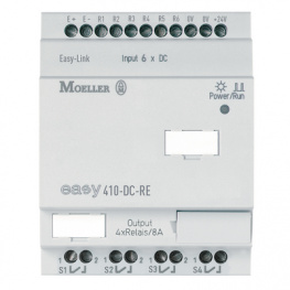 EASY410-DC-TE, Expansion Module EASY, 6 DI, 4 TO, Eaton
