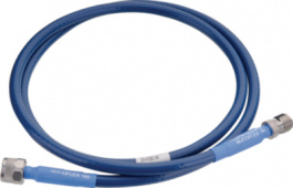 SF104PEA/NM/NM/1000MM NOTROHS, Microwave cable assembly SUCOFLEX 104 1 m Blue, Huber+Suhner
