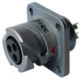 CA3102E20-29SB-A240, Panel-mount receptacle, female 17P, ITT