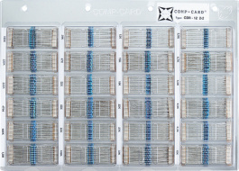 CBR-12, Resistor assortments, wired E6/E12, NOVA Elektronik