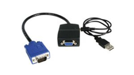 ST122LE, USB Powered 2-Port Video Cable Splitter, VGA Plug / VGA Socket, StarTech.com
