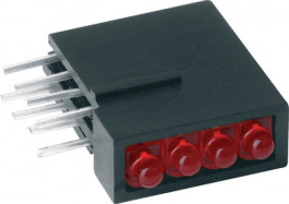 RTD2400R, PCB LED 2 mm round red, Mentor