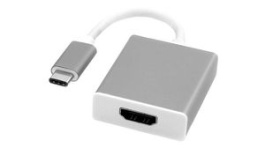 12.03.3210, Video Adapter, USB C Plug - HDMI Socket, 100mm, Roline
