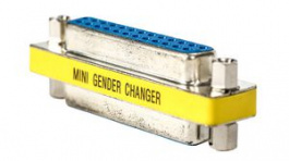 CON0092, D-Sub Adapter, D-Sub 25-Pin Socket / D-Sub 25-Pin Socket, Vertiv