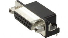 3-1634585-2, D-Sub Socket 15P, Female, TE Connectivity