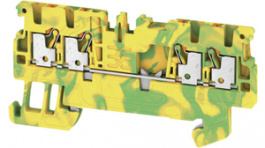 1552660000, A4C 1.5 PE terminal block a push-in, 0.5...1.5 mm2 500 vac 17.5 a green / yellow, Weidmuller