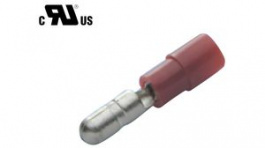 RND 465-00592 [100 шт], Crimp Terminal, Plug Nylon Red Pack of 100 pieces, RND Connect