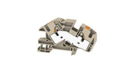 2668740000, Terminal Block, Blade Terminal, 1 x 5.5 mm, 2 Poles, 800V, 76A, 0.5 ... 16mm², Dark Beige, Weidmuller