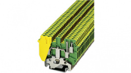 2775456, UDK 3-PE feed-through terminal block, 0.2...2.5 mm2 green / yellow, Phoenix Contact