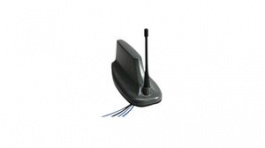1399.99.0039, Vehicle Rooftop Antenna 698 ... 790 MHz/790 ... 960 MHz/1.71 ... 2.69 GHz/4.9 ... 5.9 GHz/1.57 ... 1.61 GHz 7 dBi Male SMA/Female SMA/Male TNC/Female TNC, Huber+Suhner