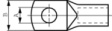 2,5-4 [10 шт] Ring cable lug, blank 2.5 mm2