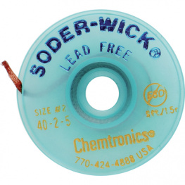 40-2-5, Desoldering braids 1.5 mm, Chemtronics