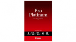 2768B017, Paper, Photo, A3, 420 x 297mm, 20 Sheets, CANON