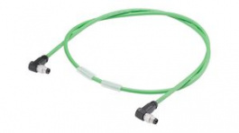 6ES7194-2LH03-0AB0, Bus Cable, 2x M8 Plugs, 4-Pin, for ET 200 AL, 300mm, Siemens