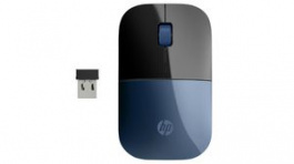 7UH88AA#ABB, Wireless Mouse Z3700 2.4 GHz/USB Nano Receptor 1200dpi Black / Blue, HP