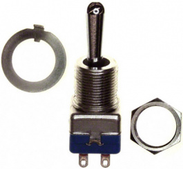 12149A, Toggle Switch, On-Off-On, Soldering Connection, APEM