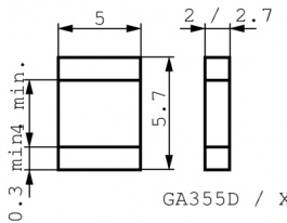 GA355DR7GC102KY02L, Capacitor 1000 pF 250 VAC /&nbsp;&nbsp;SEV&nbsp;&nbsp;400 VAC, Murata