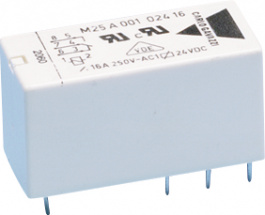M25A0012416, PCB power relay 24 VDC 400 mW, Carlo Gavazzi
