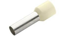 RND 465-00895 [100 шт], Bootlace Ferrule 16mm2 Ivory 28mm Pack of 100 pieces, RND Connect